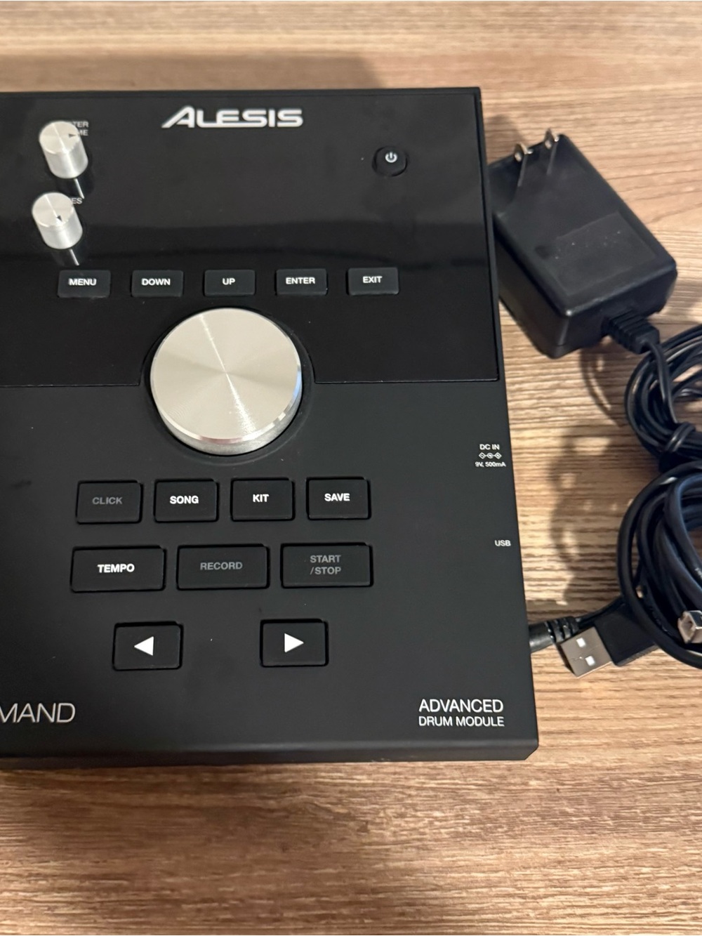 Alesis Command Advanced Drum Module Cables Power Adapter Not Tested For Parts - Picture 10 of 10